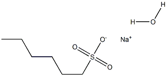 己烷磺酸钠水合物(98%) 结构式