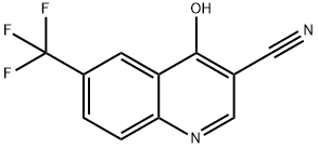 4-hydroxy-6-(trifluoroMethyl)quinoline-3-carbonitrile Struktur