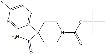 tert-butyl 4-carbaMoyl-4-(5-Methylpyrazin-2-yl)piperidine-1-carboxylate