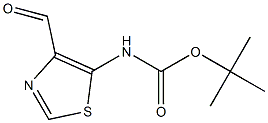 tert-Butyl (4-forMylthiazol-5-yl)carbaMate Struktur