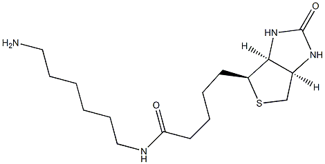 N-生物素酰基己二胺, , 结构式