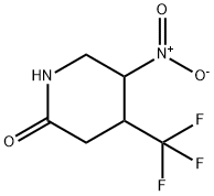 5-nitro-4-(trifluoroMethyl)piperidin-2-one Struktur