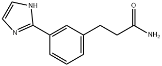 3-(3-(1H-咪唑-2-基)苯基)丙酰胺, 1799421-12-7, 结构式
