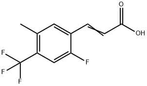 2-Fluoro-5-Methyl-4-(trifluoroMethyl)cinnaMic acid, 97% price.