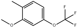 2-甲基-5-(三氟甲氧基)苯甲醚, 1261444-86-3, 结构式