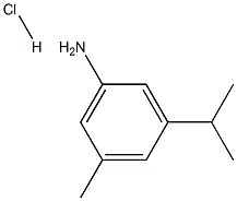 3-Isopropyl-5-Methylaniline hydrochloride, 98% Struktur