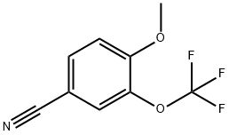 4-甲氧基-3-(三氟甲氧基)苯腈, 1261653-03-5, 结构式
