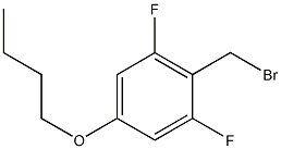 4-n-Butoxy-2,6-difluorobenzyl broMide, 97% 化学構造式