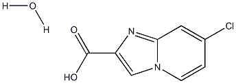 7-氯咪唑并[1,2-A]吡啶-2-羧酸,,结构式