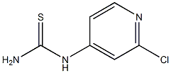 N-(2-氯-4-吡啶基)硫脲, 98+%, , 结构式