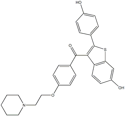 Raloxifene IMpurity III Struktur