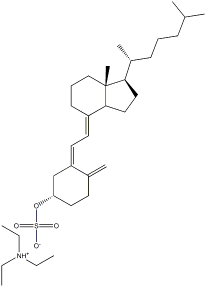 维生素D3硫酸盐三乙胺盐 结构式