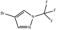 4-BROMO-1-(TRIFLUOROMETHYL)-1H-PYRAZOLE, 1046831-97-3, 结构式
