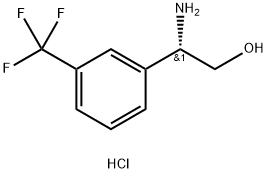 (S)-2-氨基-2-(3-(三氟甲基)苯基)乙醇盐酸盐, 2243080-08-0, 结构式