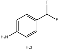 4-(二氟甲基)苯胺盐酸盐,1980063-54-4,结构式