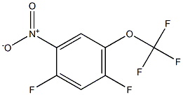 1,5-difluoro-2-nitro-4-(trifluoroMethoxy)benzene,,结构式