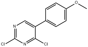 2,4-Dichloro-5-(4-Methoxyphenyl)pyriMidine Structure