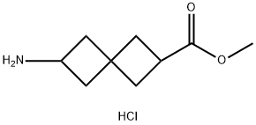 6-aMino-Spiro[3.3]heptane-2-carboxylic acid Methyl ester hydrochloride Structure