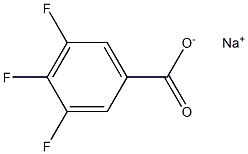 3,4,5-三氟苯甲酸钠,1180493-12-2,结构式