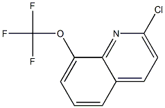 2-氯-8-(三氟甲氧基)喹啉, , 结构式