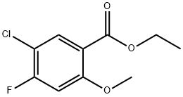 ethyl 5-chloro-4-fluoro-2-Methoxybenzoate Structure