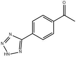 1-(4-(5H-tetrazol-5-yl)phenyl)ethanone, 552846-23-8, 结构式