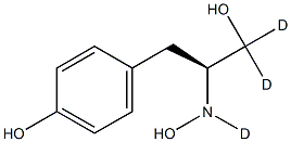 Hydroxy Tyrosol-d3 Structure