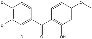 Oxybenzone-d3 Struktur