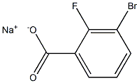 3-溴-2-氟苯甲酸钠, 2410068-92-5, 结构式