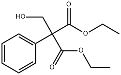 diethyl 2-(hydroxyMethyl)-2-phenylMalonate Structure