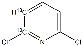 2,6-Dichloropyridine-13C2 Structure