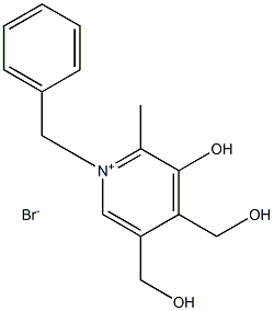 1-Benzyl-3-hydroxy-4,5-bis(hydroxyMethyl)-2-Methylpyridin-1-iuM BroMide Structure