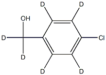 4-Chlorobenzyl Alcohol-d6 Structure