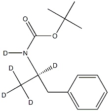 N-Boc (R)-AMphetaMine-d5 Structure