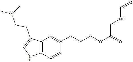 (S)-3-(3-(2-(DiMethylaMino)ethyl)-1H-indol-5-yl)-2-forMaMidopropyl Acetate Structure