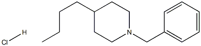 1-Benzyl-4-butylpiperidine Hydrochloride Structure
