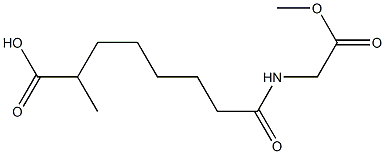 8-((CarboxyMethyl)aMino)-8-oxooctanoic Acid 2,8-DiMethyl Ester Structure