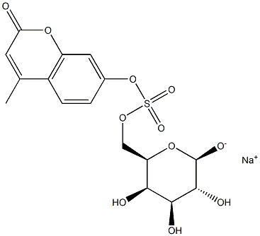 4-MethyluMbelliferyl b-D-galactopyranoside-6-sulfate sodiuM salt Structure