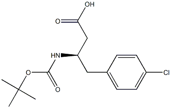 Boc-4-chloro-L-b-hoMophenylalanine Structure