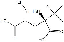 D-GlutaMic acid a-tert-butyl ester hydrochloride Struktur