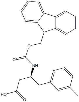 FMoc-3-Methyl-D-b-hoMophenylalanine Structure