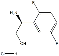 (2S)-2-AMINO-2-(2,5-DIFLUOROPHENYL)ETHAN-1-OL HCl Struktur