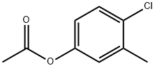 Acetic acid 4-chloro-3-Methylphenyl ester Structure
