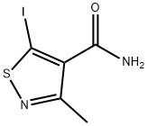5-碘-3-甲基异噻唑-4-甲酰胺 结构式
