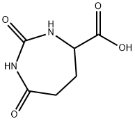 2,7-二氧代-[1,3]二氮杂环庚烷-4-羧基酸, 1009553-88-1, 结构式