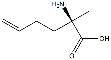 (S)- 2-(3'-butenyl) alanine 化学構造式