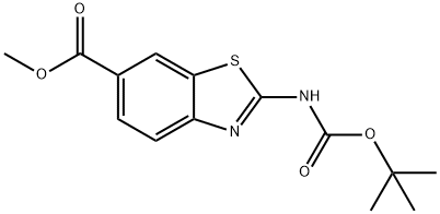 2-tert-ButoxycarbonylaMino-benzothiazole-6-carboxylic acid Methyl ester|