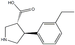 (+/-)-trans-4-(3-ethyl-phenyl)-pyrrolidine-3-carboxylic acid