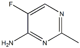 2-甲基-5-氟-4-胺基嘧啶, , 结构式