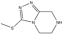 3-(Methylthio)-5,6,7,8-tetrahydro-[1,2,4]triazolo[4,3-a]pyrazine Structure